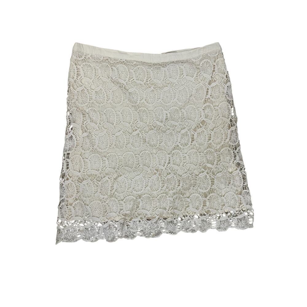 Cremieux Lace Pencil Skirt